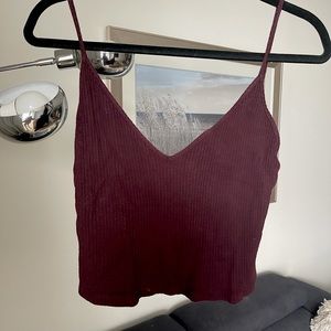 Brandy Melville Maroon Tank Top
